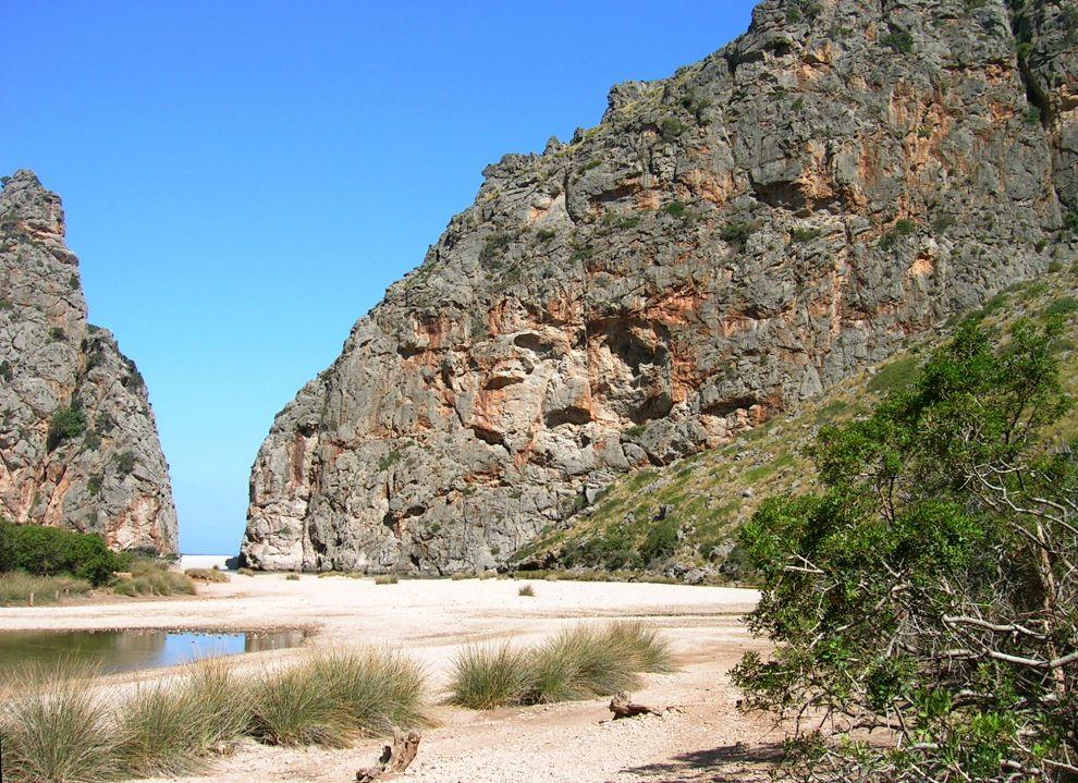 Kousek od pláže Sa Calobra