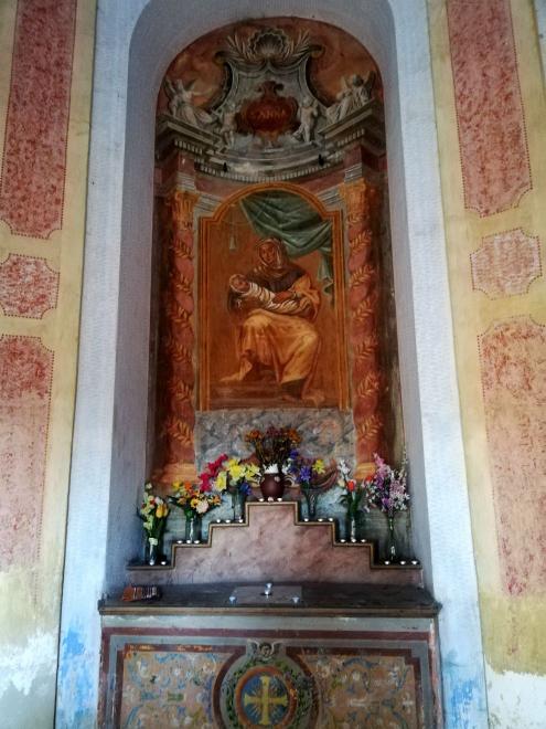 Vnitřek kaple Sv. Anny