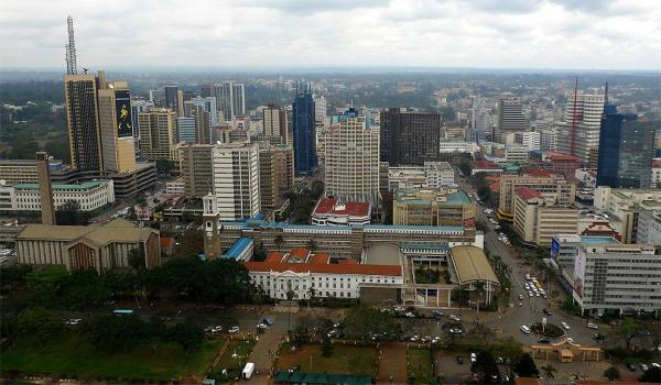 View from Conference Centre Kenyatta