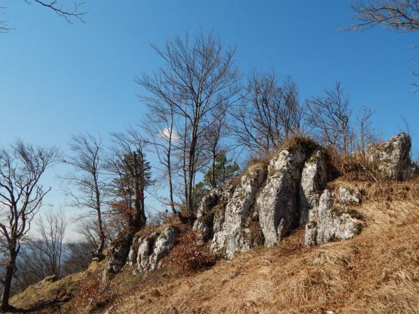 vrchol Ostré 1067m