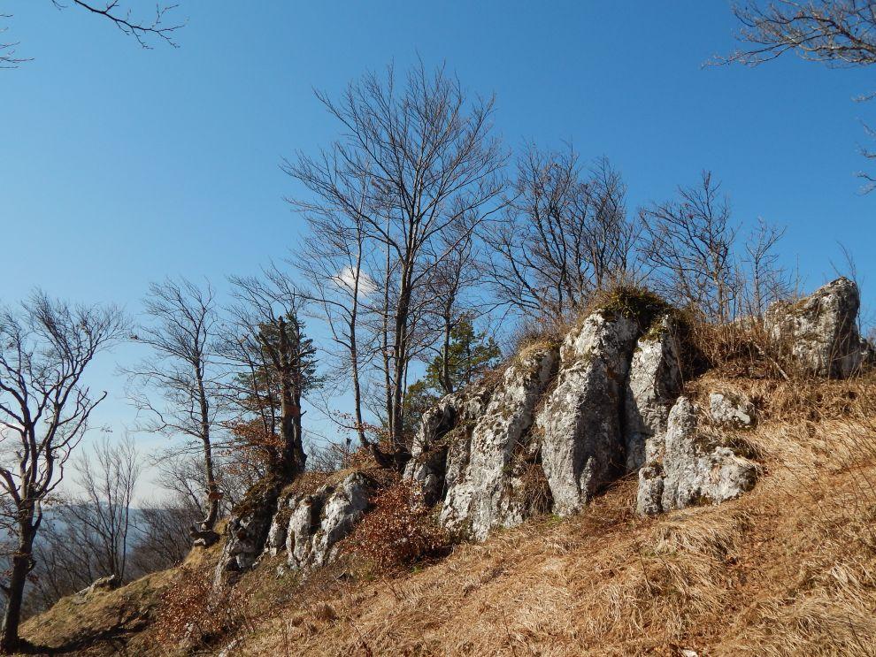 vrchol Ostré 1067m