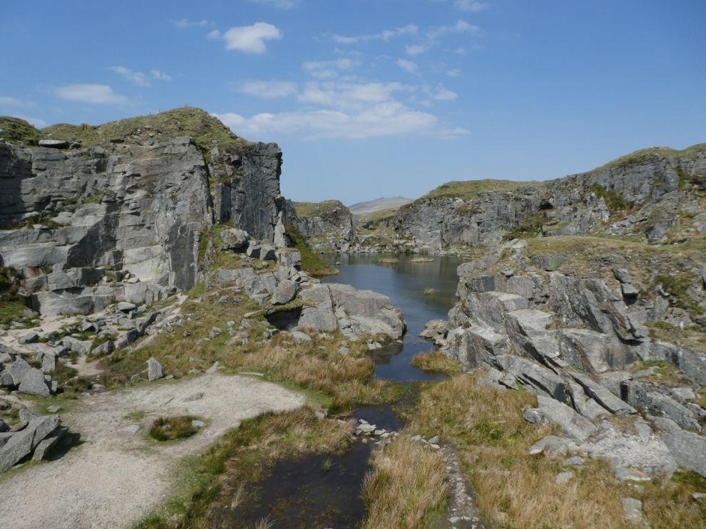 Bývalý zatopený lom Foggintor Quarries