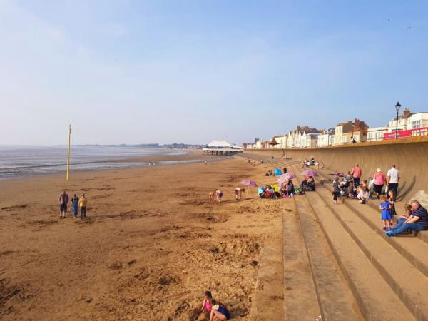 Zastávka u moře v Bunrham -on-Sea
