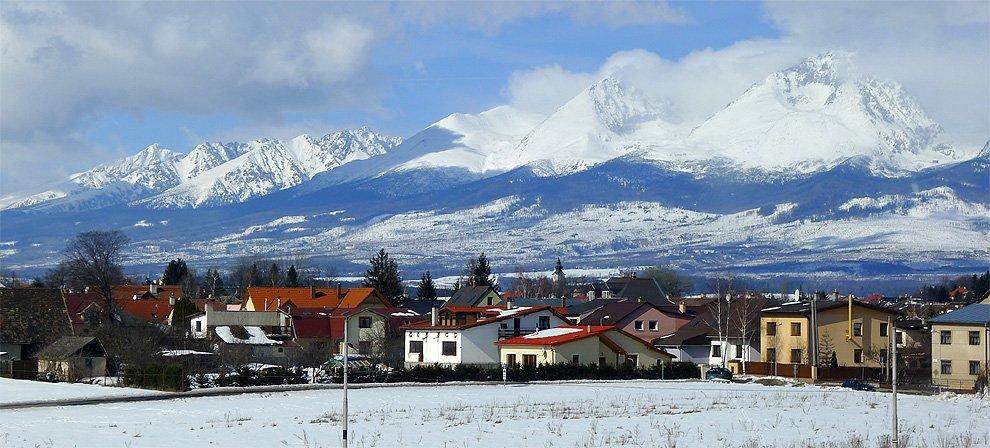 Vysoké Tatry z Popradu