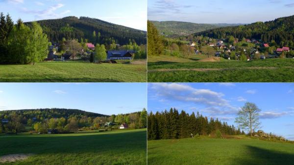 Výstup nad sjezdovku Světlý vrch