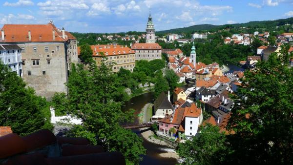 Nádherná vyhlídka na Český Krumlov