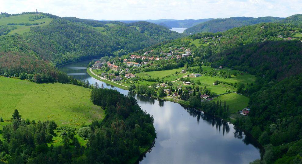 Výhled na Solenice