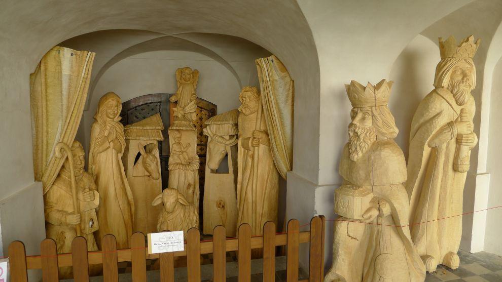 Dřevěný betlém