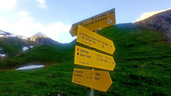 Večerní výšlap na Erzherzog-Johann-Hütte