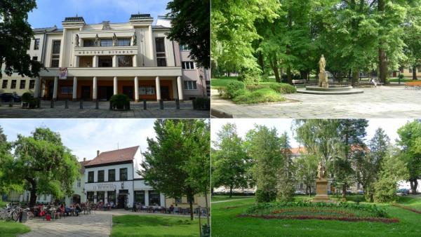 Palackého sady v Písku