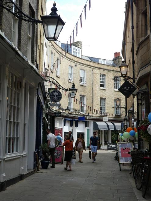 Křivolaké uličky Cambridge