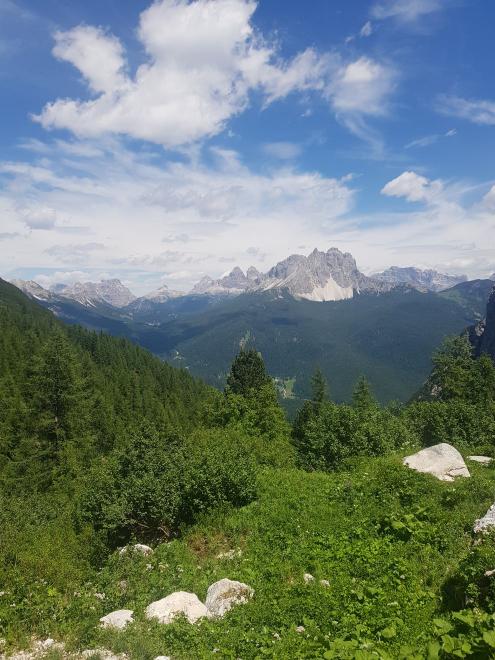 Výhled na Tre Cime