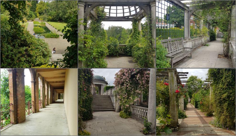 The Hill garden a pergola