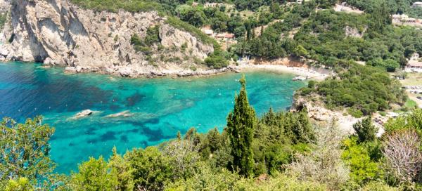 Palaiokastritsas beach