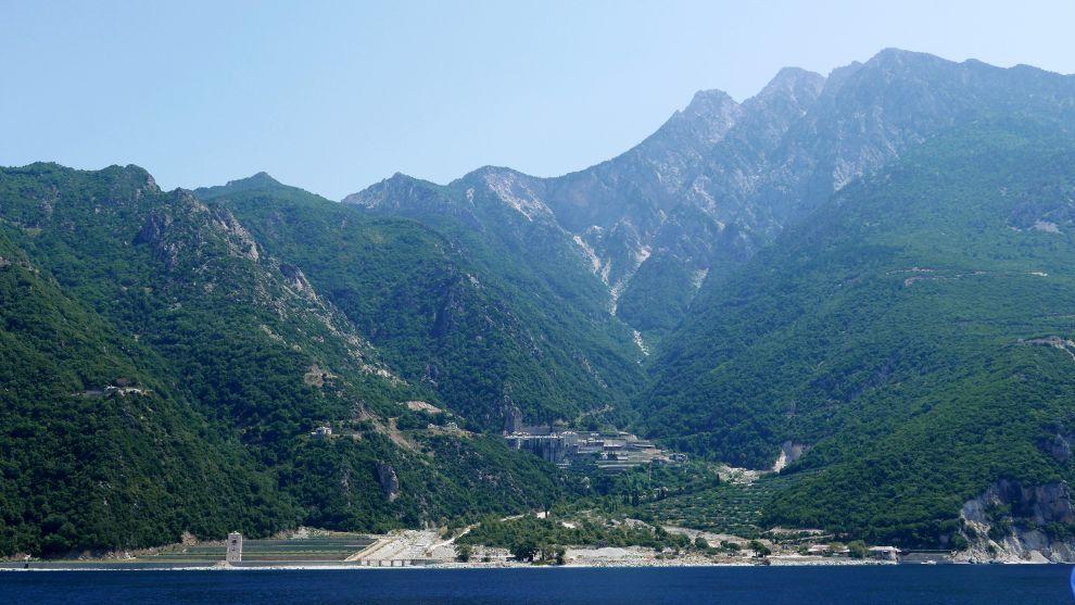 Výhled na Athos