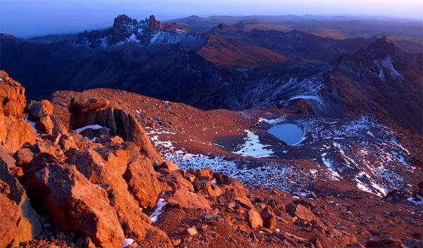 Sunrise over Mount Kenya