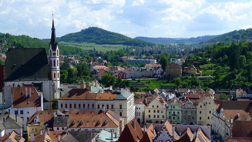Výhled na Vraný vrch