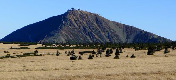 The highest mountain ranges in the Czech Rep