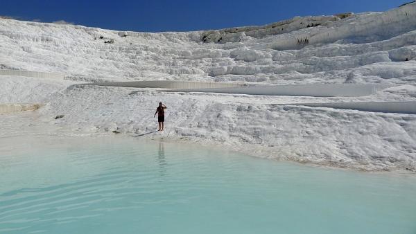 Jezírka v Pamukkale