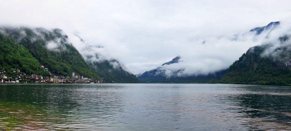 Pohled na Hallstatt od jihu