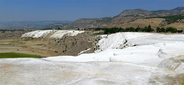 Krajina v okolí Pamukkale
