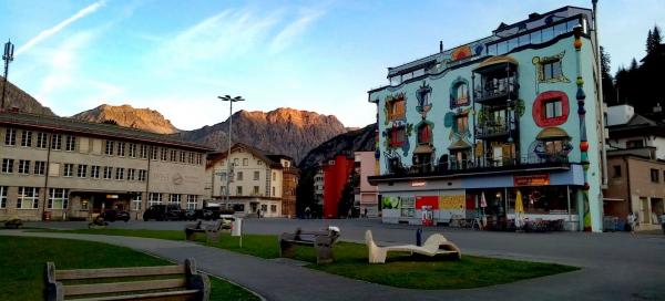 Nečekané setkání v horském letovisku Arosa