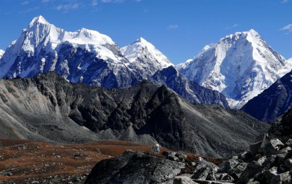 Hraniční hřeben Nepál - Tibet