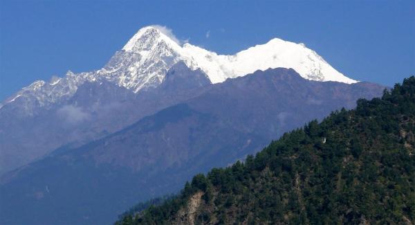 Langtang Lirung z Dhunche