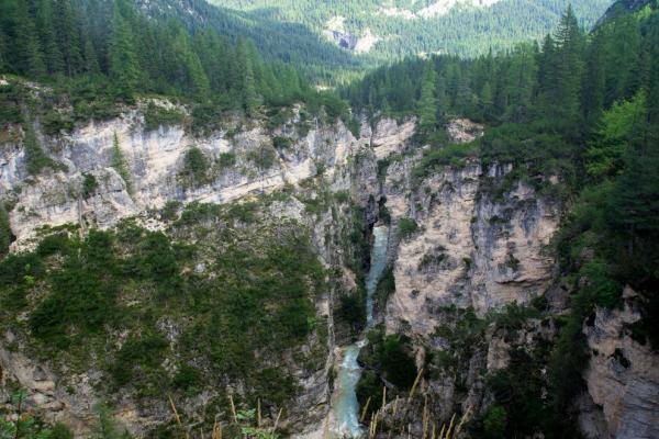 Kaňon Rio di Fanes
