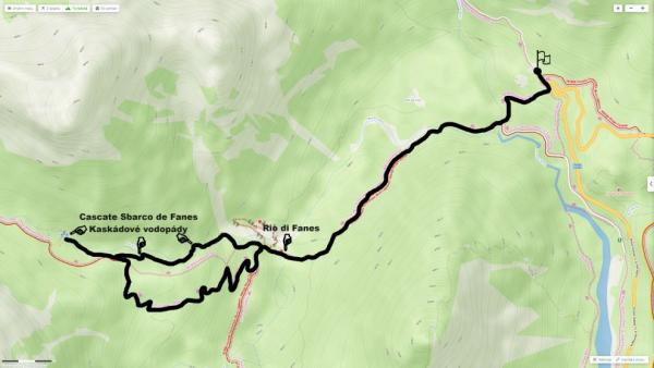 Mapa cesty
