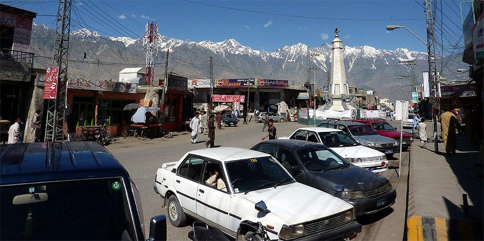 Hlavní Bazar ve Skardu