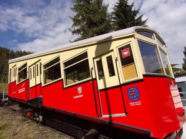 Vůz lanovky Oberweissbacher Bergbahn