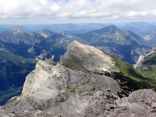 Pohled z Hochtoru na Planspitze