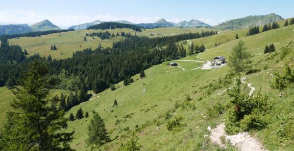 Sestup k Thoralm