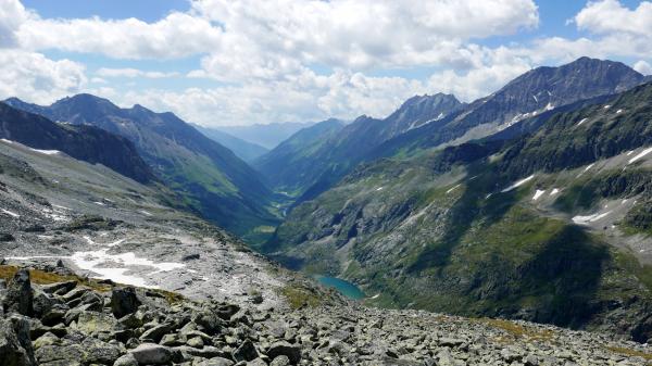 Výhled do údolí Kalserbach