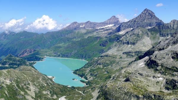 Výhled na Tauernmoossee