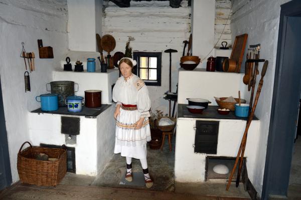vnitřní národopisná expozice