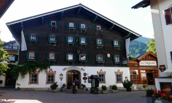 Typické domy v Zell am See
