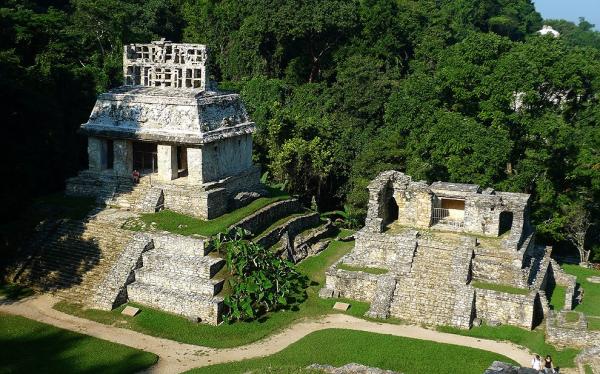 Temples in Palenque