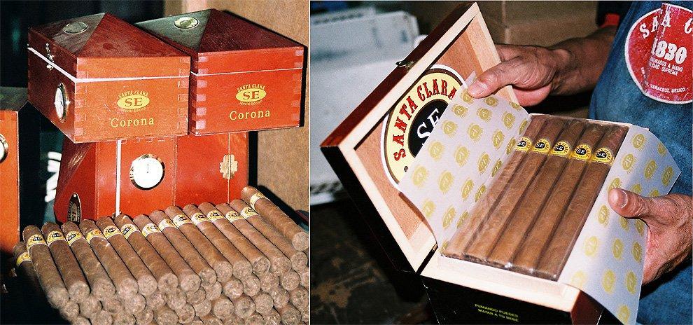 Final packaging of cigars