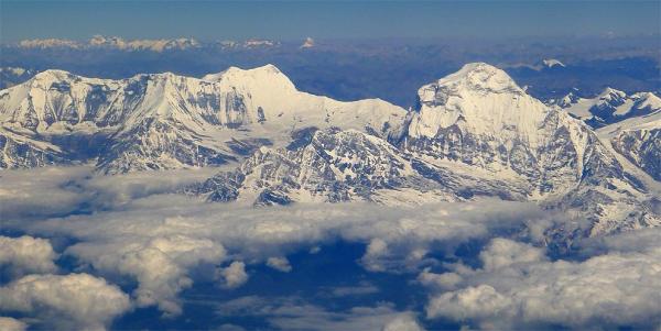 Aerial view of Dhaulagiri