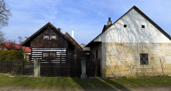 Cottages from sandstone