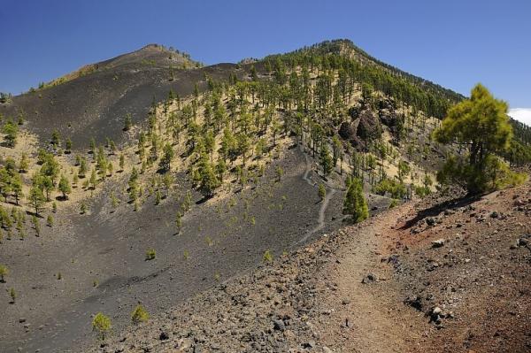 Path of volcanoes
