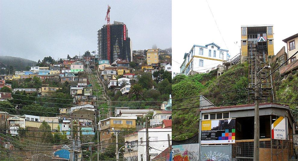 New buildings and lift