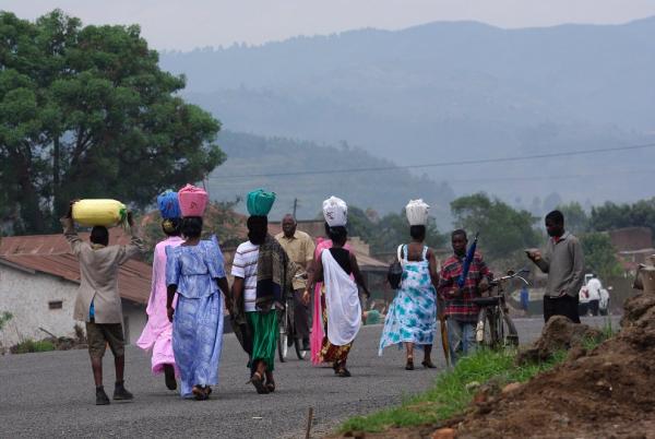 On the way from the market