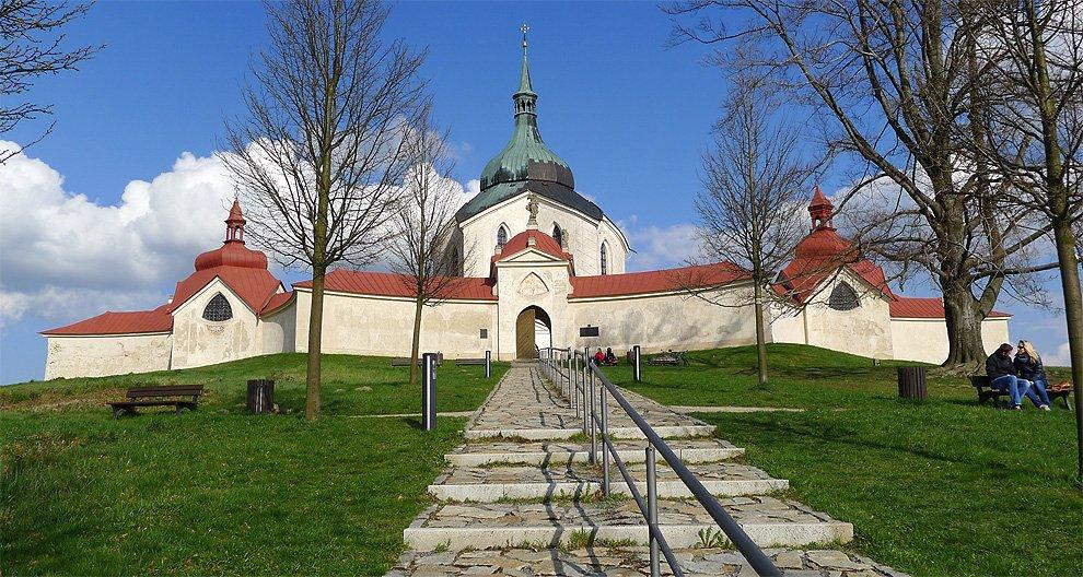 Ascent to the church