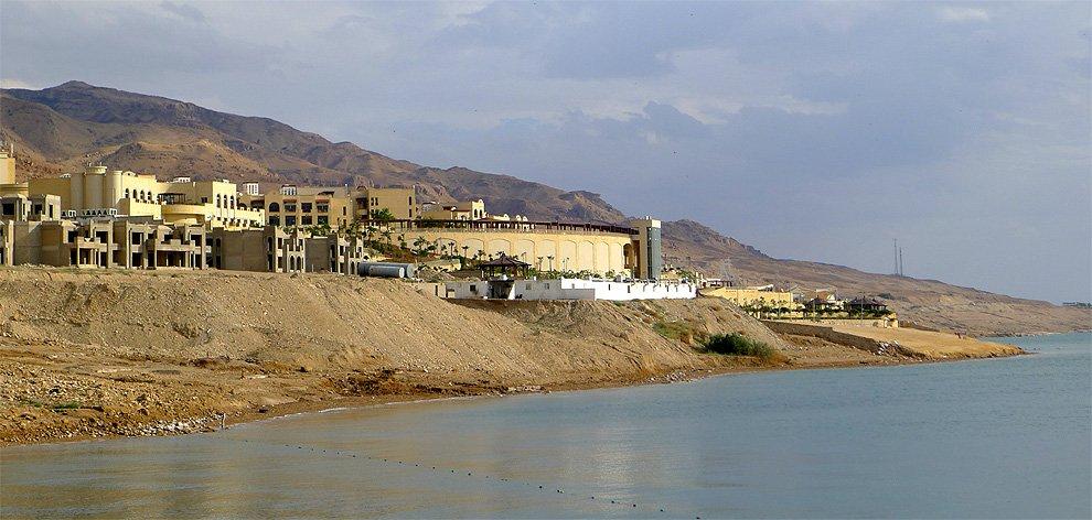Construction site on the coast