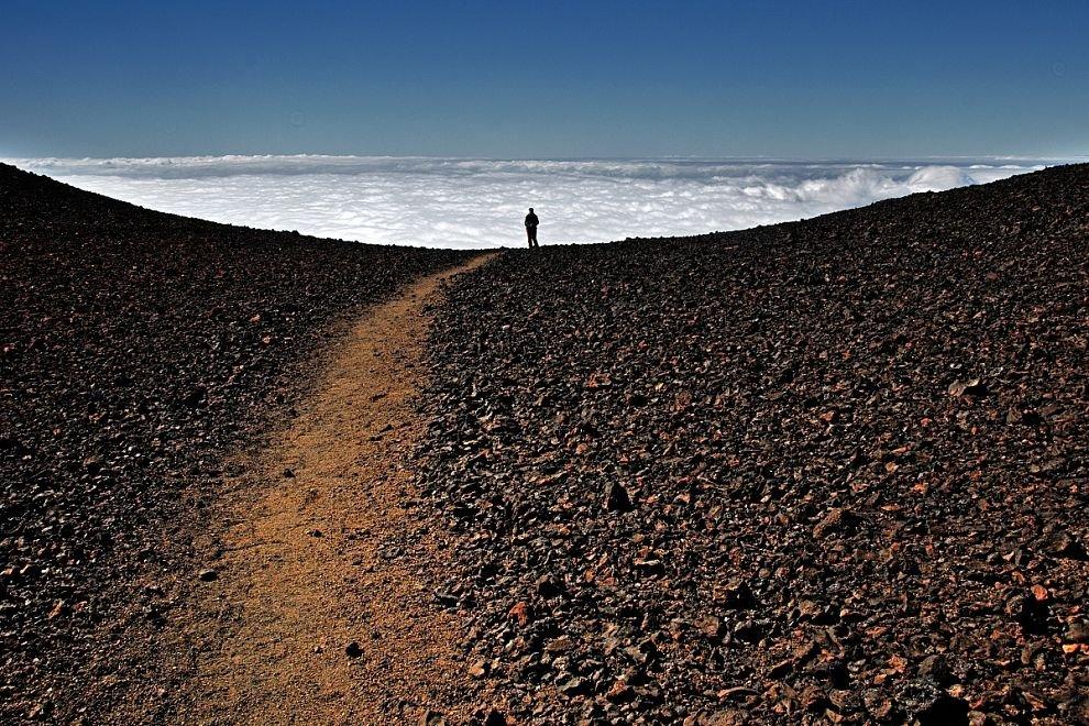 Above the clouds