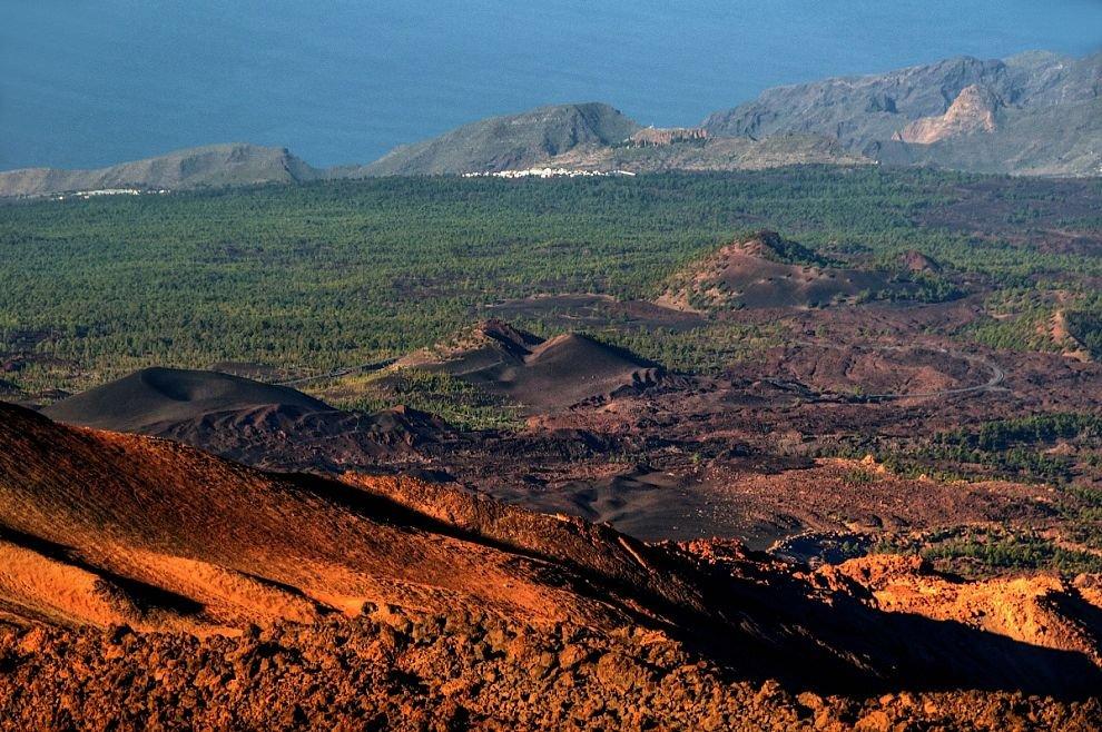 Volcanic hills