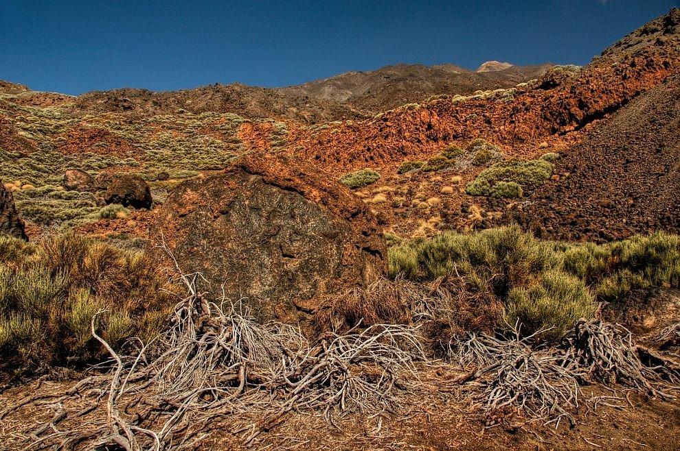 Below the volcano